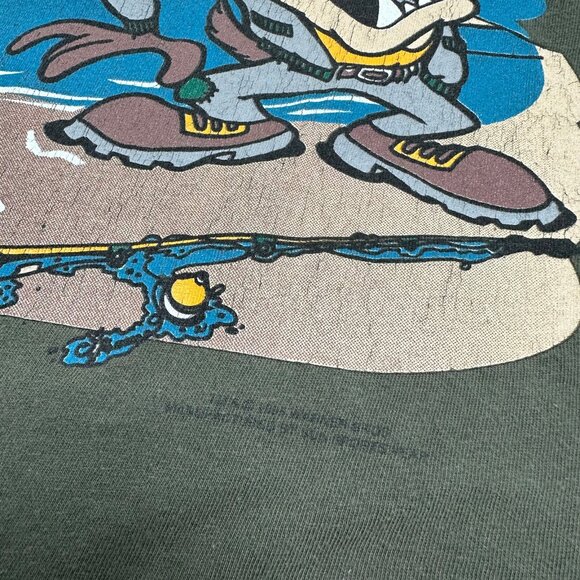 90s Looney Tunes Taz Destination Adventure Tee L - Picture 5 of 5